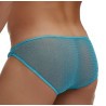 MenSexyWear Slip Pailleté Minicut Turquoise